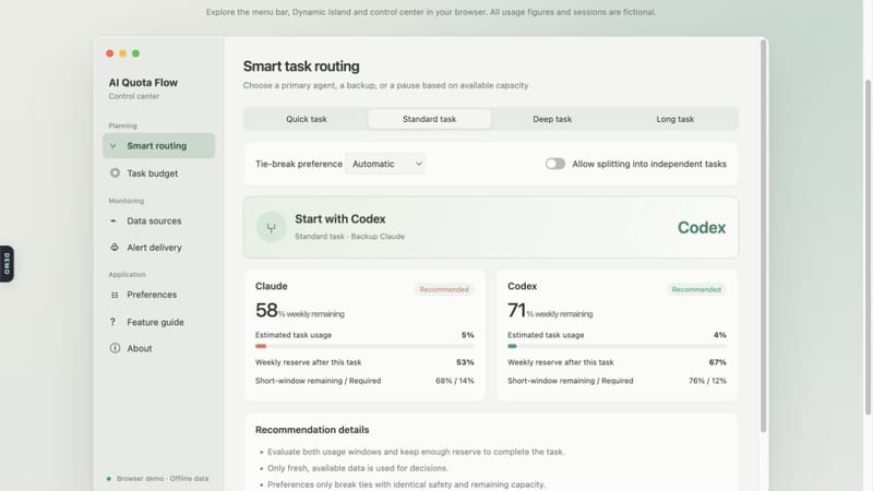 AI Quota Flow